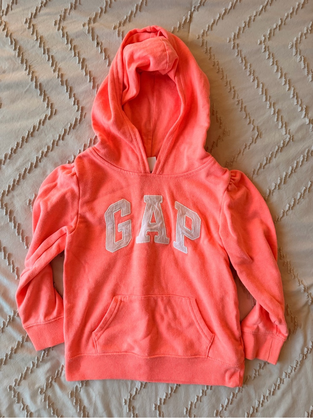 GAP Coral Hooded Sweatshirt with White Logo
